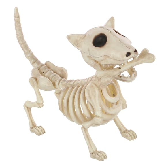 Faux Skeleton Dog Decoration, 9", Halloween by Way To Celebrate