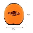 thumbnail image 3 of facefd Boxing Punching MMA Mitts PU Leather Hand Target for Thai Kick Karate Orange, 3 of 9