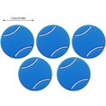 thumbnail image 3 of 5 Pieces Tennis Rackets Shock Absorber Tennis Racket Shock Absorber Dampeners Anti-vibration Vibration Reduction Dampers Buffers Accessories Professional Blue, 3 of 6