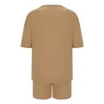 thumbnail image 7 of MuXiKeJi Clothes 2 Piece Summer Set Oversized Top & Loose Fit Shorts with Pockets, 7 of 7