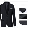 thumbnail image 5 of Blazer Veste de Costume Formel Ajusté Décontracté pour Hommes, 5 of 5