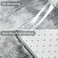 thumbnail image 3 of GPED Fluffy Area Rug,5x8 ft Soft Shaggy Rugs Fluffy Carpets, Non-Skid Plush Area Rugs for Living Room Bedroom Decor（Silver Gray）, 3 of 7