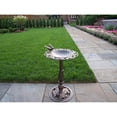 thumbnail image 2 of Oakland Living Antique Bronze Rose Birdbath, 2 of 4