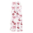 thumbnail image 3 of LWavelet Comfort Fabric Love Print Wide Leg Pants Women Valentine's Day Lounge Wear Light pink L, 3 of 6