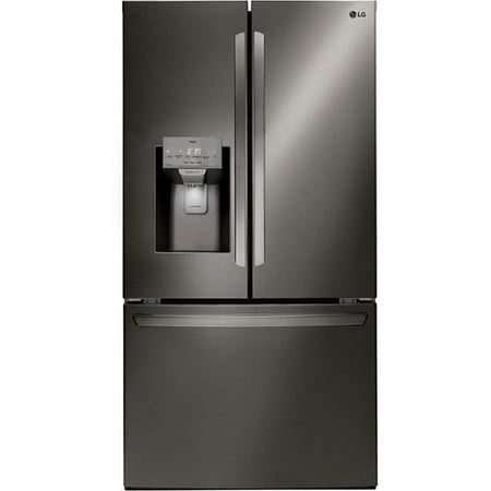 LG LRFS28XBD 27.7 Cu. Ft. Black Stainless Steel French Door Smart Refrigerator