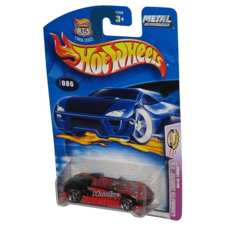 Hot Wheels Carbonated Cruisers 2/5 (2003) Red MX48 Turbo Toy Car #086