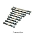 thumbnail image 4 of pitrice 9 Pieces/Set RC Car Steering Tie Rod Pull Rods Automotive Upgrade Modified Accessories Replacement for WL Toy 12429 Black Grey, 4 of 6
