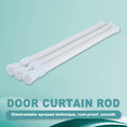 thumbnail image 4 of 3 Pack Adjustable Extendable Small Tension Rod 11.8 inch to 19.7 inch, White, 4 of 9