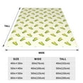 thumbnail image 3 of Balery Corn Manta de Felpa Suave y Acogedora – Cobija de Franela Aterciopelada para Cama, Lavable y Cálida para Sofá, Mascotas, Transpirable-50"x40", 3 of 7