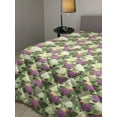 thumbnail image 2 of Philodendron Down Alternative Comforter, Vivid Tropical Phalaenopsis Flowers Monstera Leaves, Microfiber Quilt for All Season, 5 Sizes, Dark Magenta Blush, by Ambesonne, 2 of 3