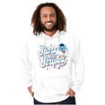 thumbnail image 3 of Tootsie Owl USA Stars and Stripes Hoodie Sweatshirt Women Men Brisco Brands L, 3 of 6
