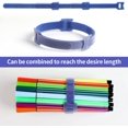 thumbnail image 2 of Bridas para cables JM reutilizables organizador de cierre de nailon 150mm 90 Uds 6 colores, 2 of 5