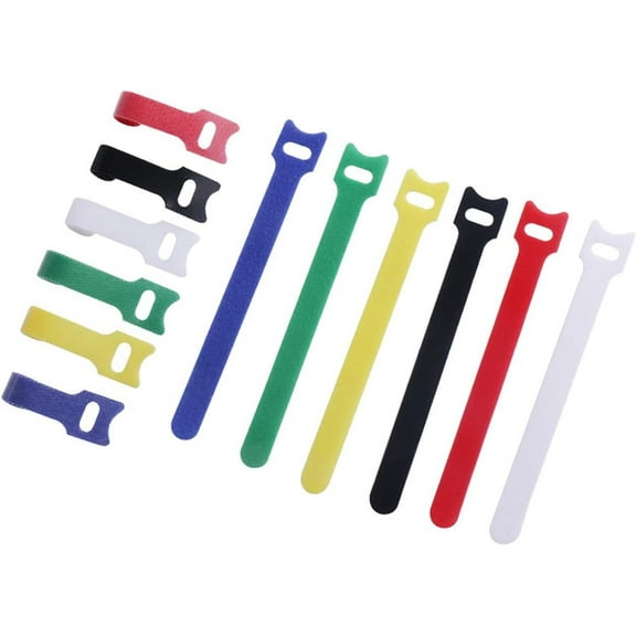 60 Pieces Cable Ties, Adjustable Velcro Strap, Microfiber Reusable Cable Tie for Organizing Homes, Offices and Data Centers