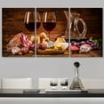 thumbnail image 3 of wall26 Canvas Print Wall Art Set Charcuterie Platter Wine Smorgasbord Drinks &amp; Cocktails Food Photography Scenic Realism Decorative Modern Contemporary for Living Room, Bedroom, Office - 24", 3 of 5