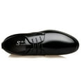 thumbnail image 5 of YUEHUA Men's Dress Shoes Leather Wingtip Formal Business Oxford Shoes Brogue Retro Derby Dress Shoes for Men, 5 of 9