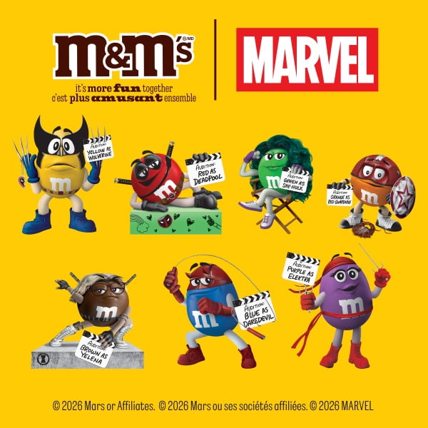 M&M'S, Peanut Butter Milk Chocolate Candies, Family Size Bag, 345g