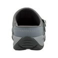 thumbnail image 2 of EASY SPIRIT Womens Gray Removable Insole Comfort Arch Support Buckle Accent Equinox Round Toe Wedge Slip On Leather Clogs Shoes 8.5 M, 2 of 4