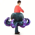 thumbnail image 4 of Inflatable Octopus Costume Cute Animal Theme Inflatable Suit Holiday Party Dress Up Perfect For Halloween And Christmas Party,Height 47.2-59",Octopus, 4 of 6