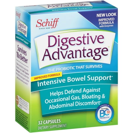 Digestive Advantage Intensive Bowel Support, Capsules, 32 CT