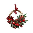 thumbnail image 2 of Christmas Garlands for Xmas Tree Decorations Winter Wreaths Rattan for Front Door Large Christmas Wreath Christmas Decor Indoor Outdoor Home, 2 of 6