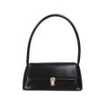 thumbnail image 1 of Bolso de mano de piel sintética para mujer, tipo bandolera, para viaje Negro, 1 of 9