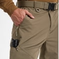 thumbnail image 4 of MASKERT Mens Hiking Pants Lightweight Cargo Pants Quick Dry Water Resistant Stretchy Straight Leg Travel Pant, 4 of 8