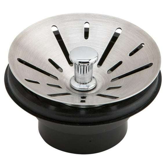 Elkay 3-1/2" Disposal Stopper / Strainer for use with Perfect Drain or InSinkErator® Disposal Satin Finish