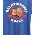 thumbnail image 3 of Chucky - Bride of Chucky Valentine Relationship Goals - Women's Short Sleeve Graphic T-Shirt, 3 of 5