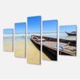 thumbnail image 2 of Traditional Thai Boat on Beach - Seashore Canvas Art Print, 2 of 3