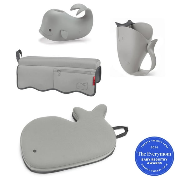 Skip Hop Moby Baby Bath Essential Set, Grey