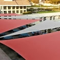 thumbnail image 5 of Sunshades Depot 14' x 15' x 20.5' Sun Shade Sail Right Triangle Permeable Canopy Red Custom Size Available Commercial Standard, 5 of 6