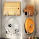 thumbnail image 2 of Soporte de esponja de cocina autoadhesivo, esponjas para fregadero, estante de secado de drenaje, ganchos de pared, organizador de bolas de alambre, almacenamiento para el baño, 1/6 Uds., 2 of 5