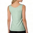 thumbnail image 4 of Trgacdwlo 3 Pack Tank Top Women Slim Fit Stretchy Basic Layering Tops for Everyday Wear Sleeveless Scoop Neck Women Undershirts, 4 of 9