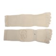 thumbnail image 4 of Unique Bargains  1 Pair Five Toe Socks Comfortable Warmth Socks for Women Beige, 4 of 6