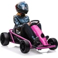 thumbnail image 1 of Historyli Kart para adolescentes,batería grande de 24 V y 9 Ah,motores duales de 300 W extra potentes,derrape rápido de 13 km/h con música y bocina,carga máxima de 79 kg, 1 of 8