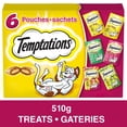 thumbnail image 1 of TEMPTATIONS Gâteries pour Chats, Paquet Assorti de Variétés, 510g (6x85g), 1 of 5