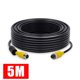 thumbnail image 2 of Cable De Extensión De Video, Plug And Play Macho A Hembra Cable De Video De Aviación Impermeable De 16.4 Pies Para Camiones Para Remolques Para Autobuses, 2 of 7