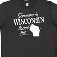 thumbnail image 4 of Inktastic Someone in Wisconsin Loves Me Youth T-Shirt, 4 of 5