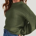 thumbnail image 4 of FAIWAD Sweaters for Women Oversized Puff Long Sleeve Knit Pullover Casual Loose Fall Winter Clothes, 4 of 6