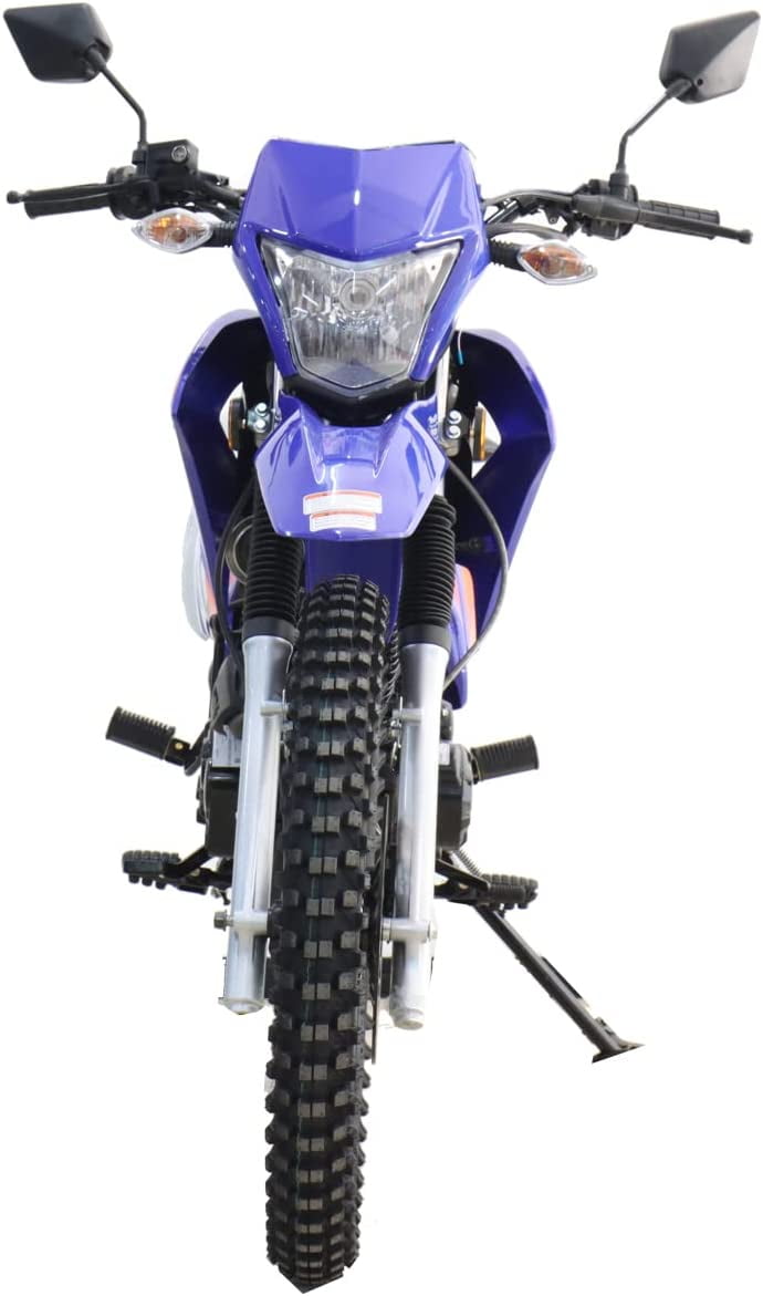 X-Pro Brand New Hawk 250 Gas Pit Dirt Bike with Dual Sports Enduro Bike! 21"/18" Wheels!