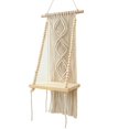 thumbnail image 1 of Estante para colgar en la pared de Macrame, estantería de tapiz tejido a mano para colgar plantas Feliz Sencillez, 1 of 5