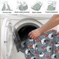 thumbnail image 4 of Football Helmet Pattern Soft Sherpa Fleece Throw Blanket, Warm Cozy Plush Blanket for Sofa Bed Couch, All Season, 50"x60", 4 of 5