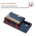 thumbnail image 3 of Decase Removable 2-in-1 Magnetic Wallet Case Compatible with Samsung Galaxy A26 5G,PU Leather Flip Cover with RFID Blocking,6 Card & Cash Slots,Shockproof Anti-Scratch PC+TPU Back Cover,Darkblue, 3 of 12