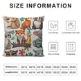 thumbnail image 5 of Qinduosi Animal Throw Pillow Case Reindeeer Cartoon Pillow Cushion Cover Home Sofa Decorative, 5 of 5