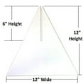 thumbnail image 3 of 1/4” Thick 24” Width 24” Height, Freestanding Safety Sneeze Guard Shield w/ Legs, Transparent (1 Unit), 3 of 4