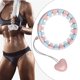 thumbnail image 1 of Aro de ejercicio inteligente, aro inteligente ponderado para adultos y niños, fitness 2 en 1 para abdomen, 24 nudos desmontables aro de fitness que no Rosado azul Soledad Aro ponderado inteligente, 1 of 8
