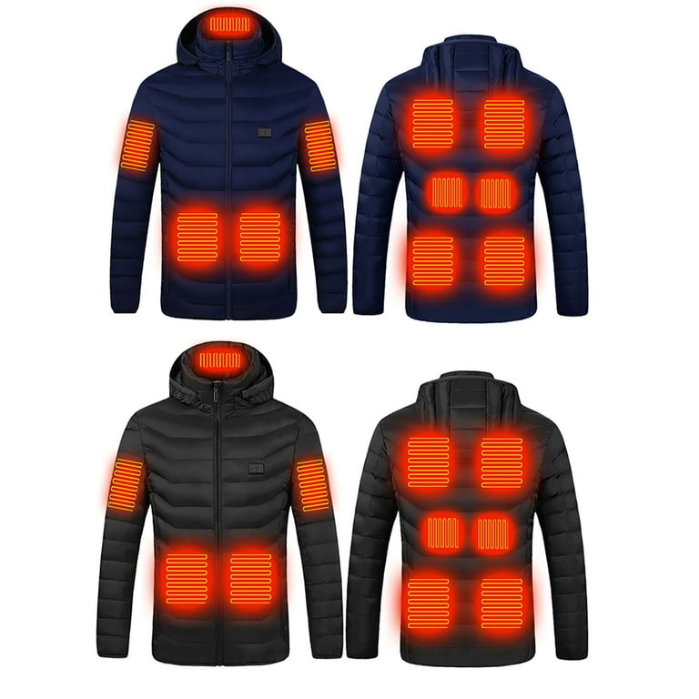 Winter Savings! purcolt Heated Jacket for Men Women, Unisex Winter