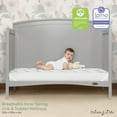 thumbnail image 6 of Dream on Me 2-in-1 Breathable 132 Premium Coil Inner Spring Standard Crib & Toddler Mattress, 6 of 7