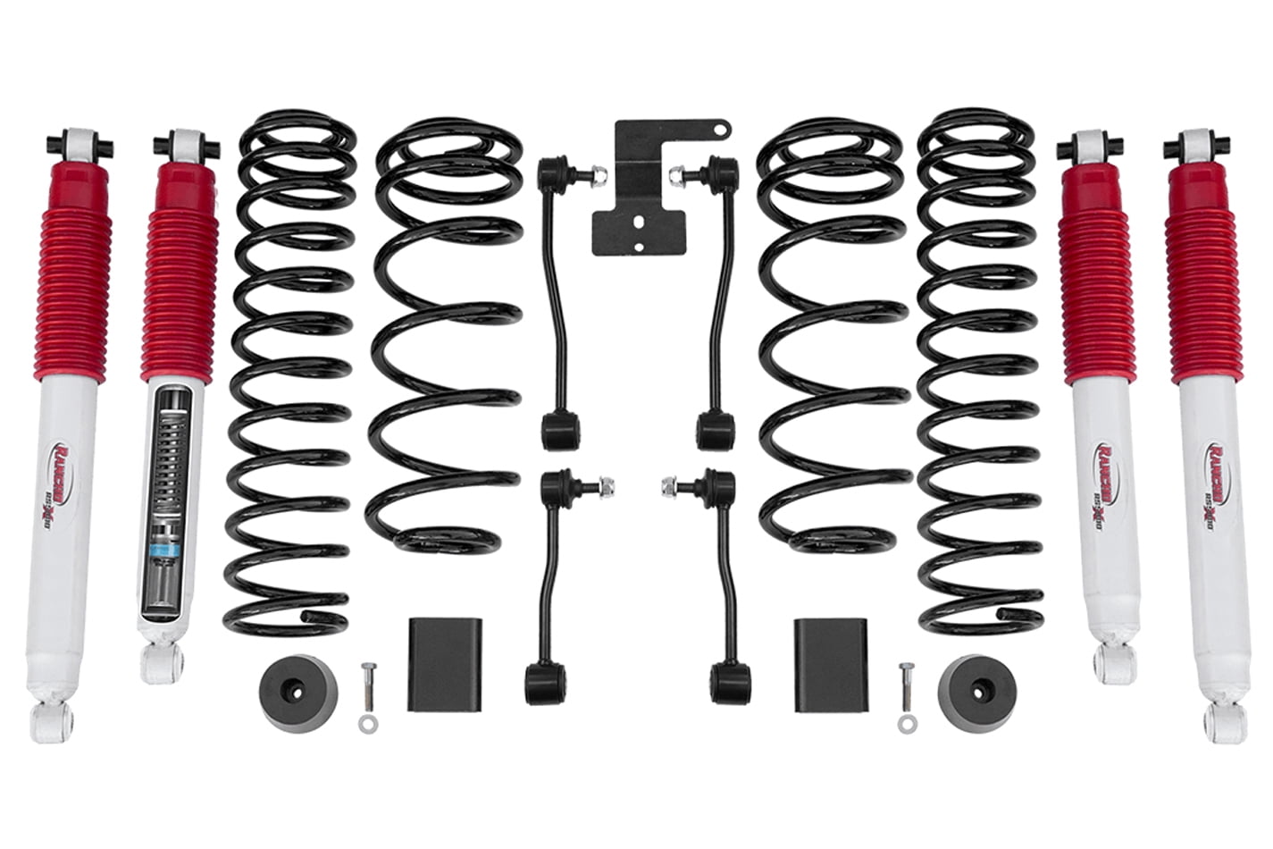 Rancho RS66124BR5 Suspension Kit Fits select: 2021 JEEP WRANGLER UNLIMITED SPORT, 2018-2019 JEEP WRANGLER UNLIMITED SAHARA