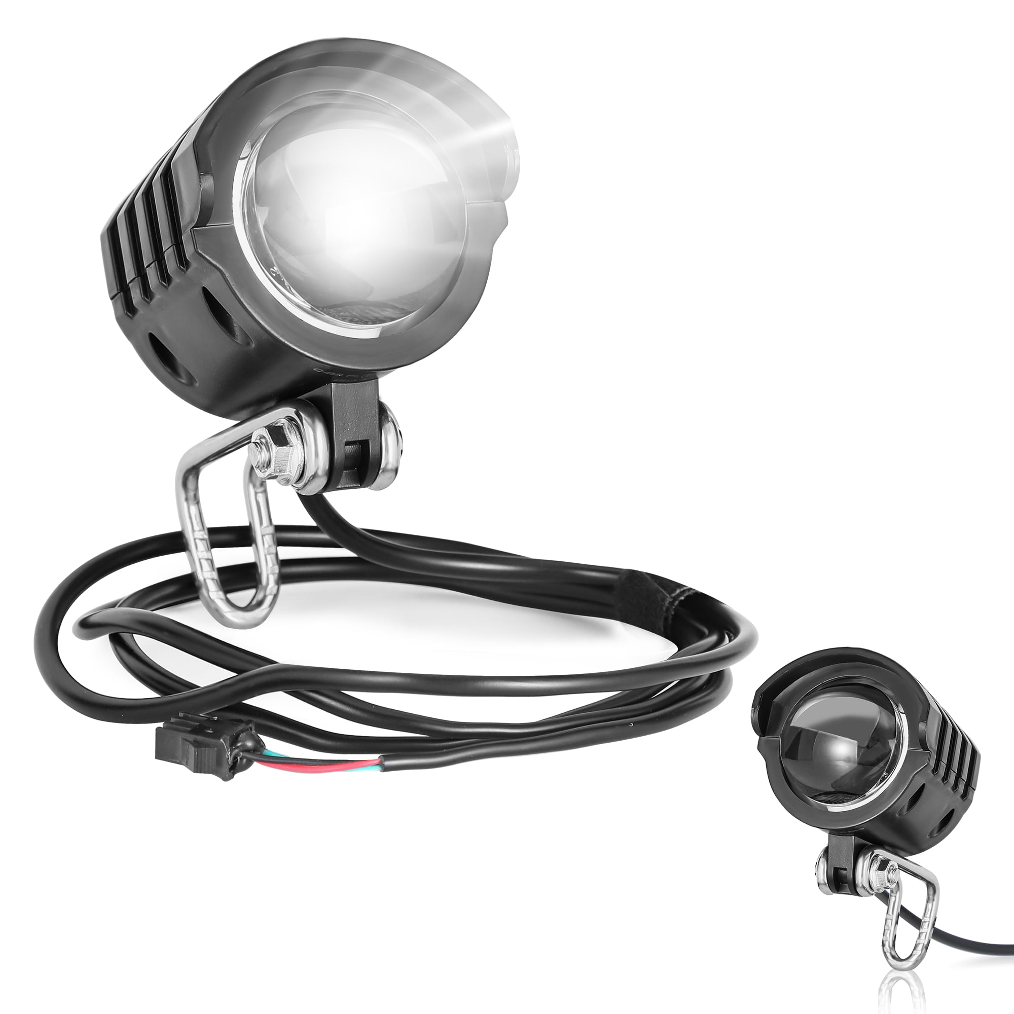 INTHEAIR 2 in 1 Bike Headlight Front Light LED Lamp Horn for Electric